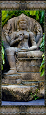 Door Sticker - Buddha design